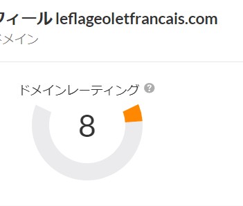 leflageoletfrancais.comドメインレーティング